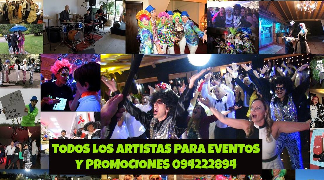 artistas para promociones y eventos